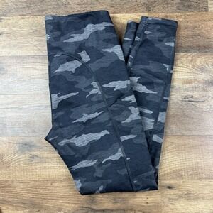 Athleta‎ Ultimate Camo 7/8 Tight Leggings Black Gray Women's Size XS